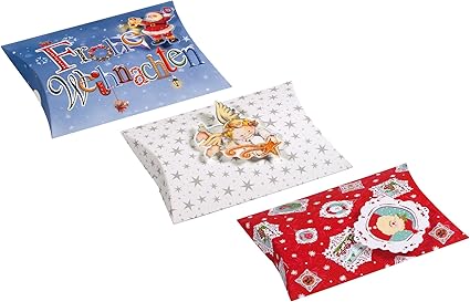 Apertura Regali Di Natale.Susy Card 11276573 Set Di 3 Scatole Con Doppia Apertura Laterale Per Regali Di Natale Motivi Assortiti Amazon It Cancelleria E Prodotti Per Ufficio