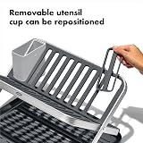 OXO Good Grips Aluminium Fold Flat Dish Rack view 5