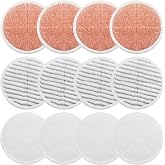 BeiLan Spinwave Mop Pads Fit for Bissell Spinwave 20399 23157 23159 2039A 2124A 20393 2039T 2039W 20391 20395 2307 2315A Heavy Soft Scrubby Pads for Hardwood Floor Cleaning Replacement Pads(12Pack)