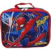 Disney/Marvel Licensed Kids Insulated Lunch Box (Spider-Man Black)
