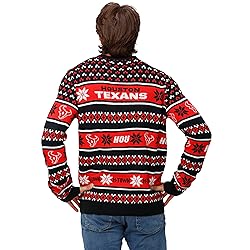 FOCO Standard NFL Big Logo Ugly Sweater, Team Color