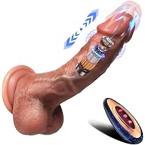 Amazon.com: Diamimio Thrusting Dildo Vibrator Sex Toys - Realistic ...