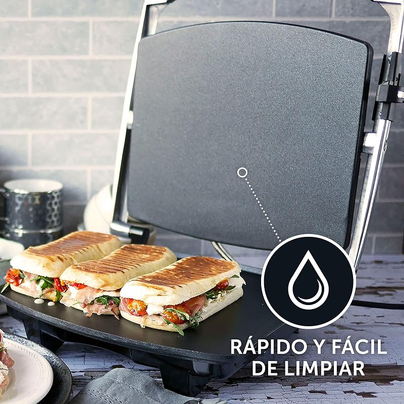 Sandwich/Panini Press & Toastie Maker | 4-Slice | Stainless Steel [VST026X]