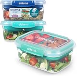 Sistema TO GO Stax 1 L Leakproof Food Storage Containers 3 Pack