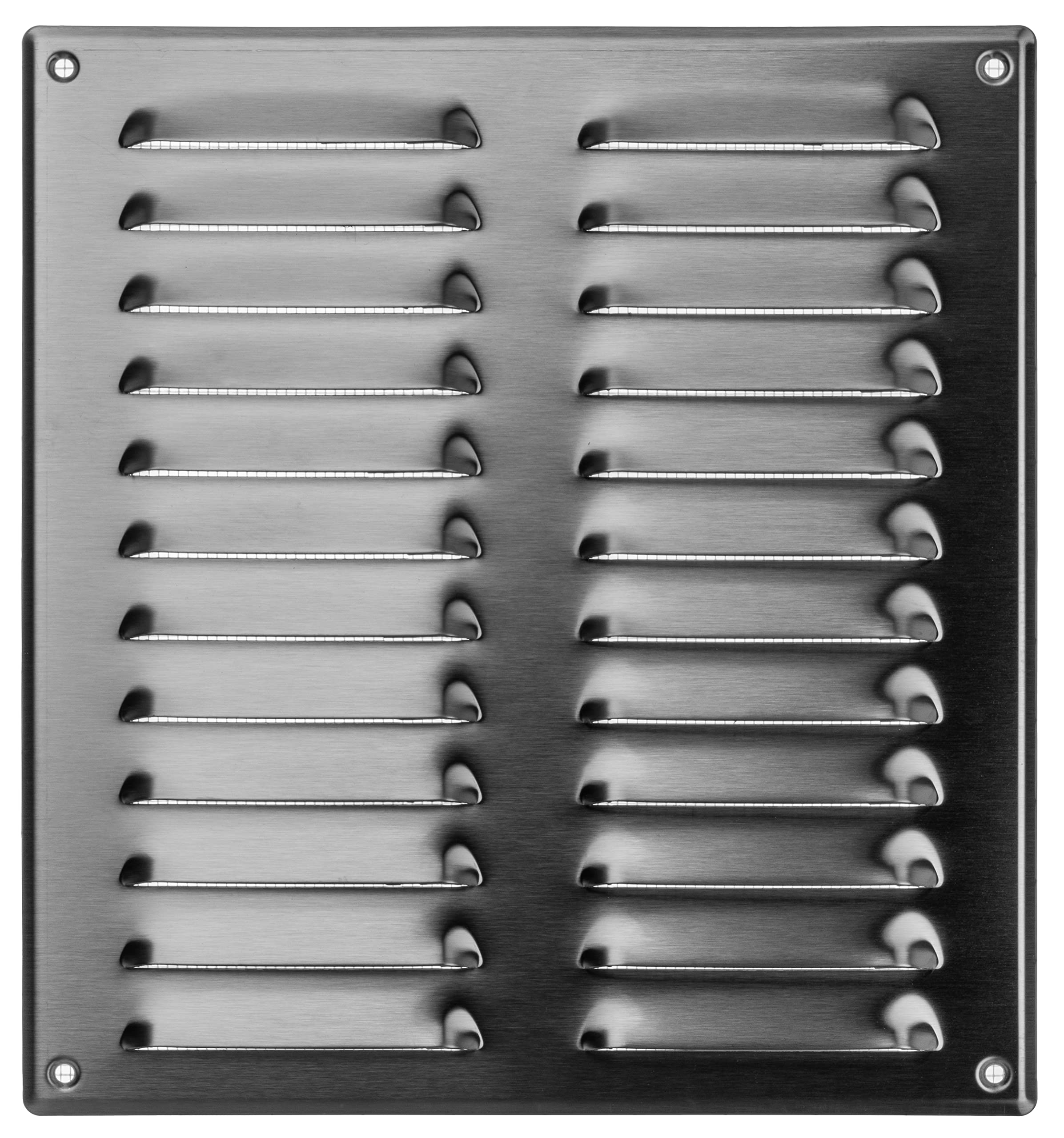 260x280mm / 10x11 inch Stainless Steel Metal Ventilation Grille - Air Vent Cover with Insect Mesh