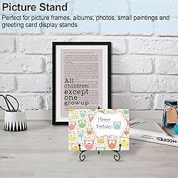 Vivinin 6 Pack Plate Stands for Display, Holder for