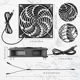 Zerodis 10W Solar Panel Fan Kit Dual Exhaust Weatherproof Wall Mount Ventilation view 2