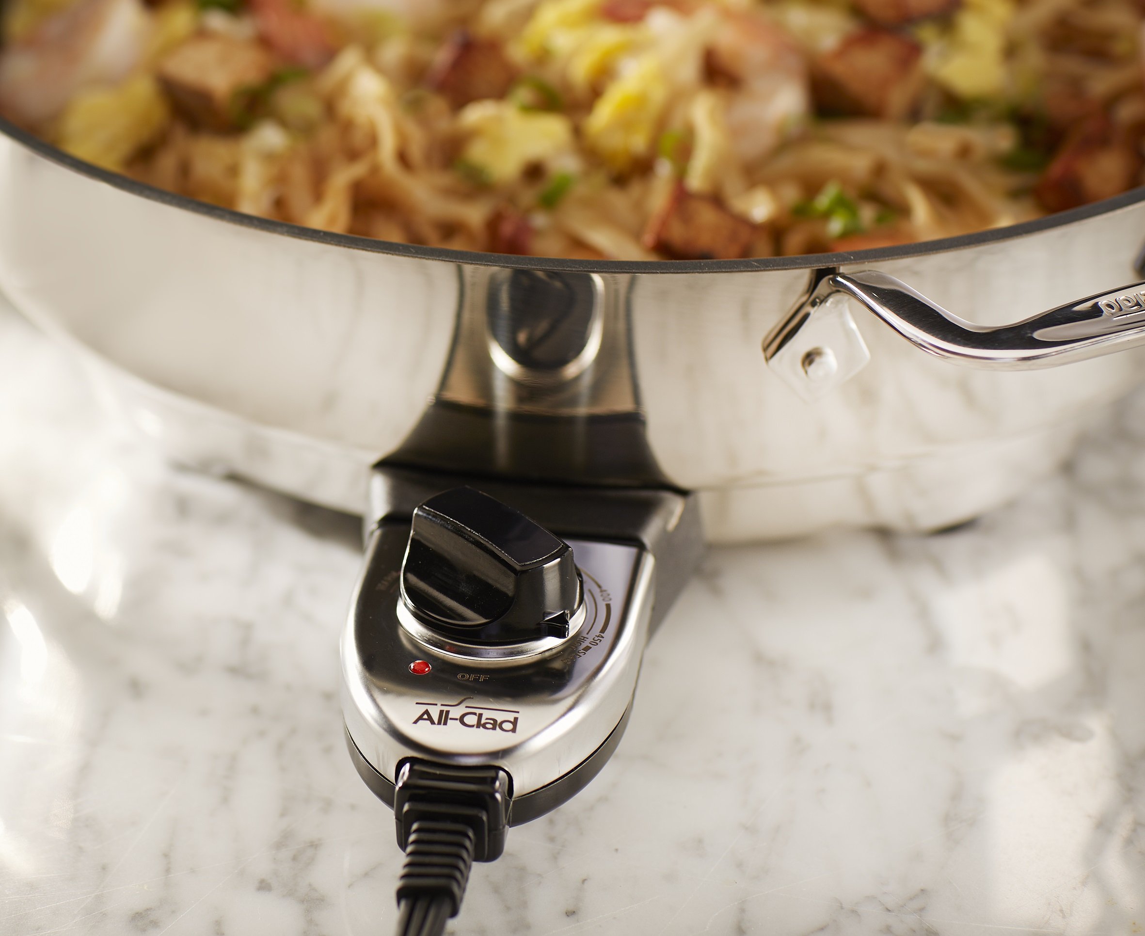 AllClad SK492 Electric Skillet with Adjustable Temperature Dial, 7