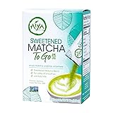 Aiya Japanese Sweetened Matcha Powder to Go Sticks