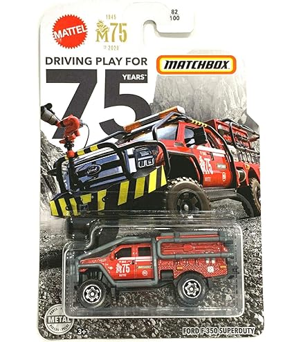 Amazon.com: Matchbox MBX Flame Blaster, Working Rigs 2/16 [red