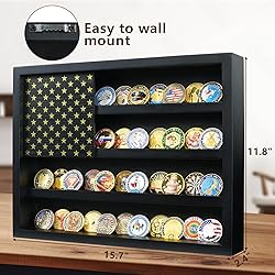 TJWZXX Challenge Coin Holder Display Case Wall