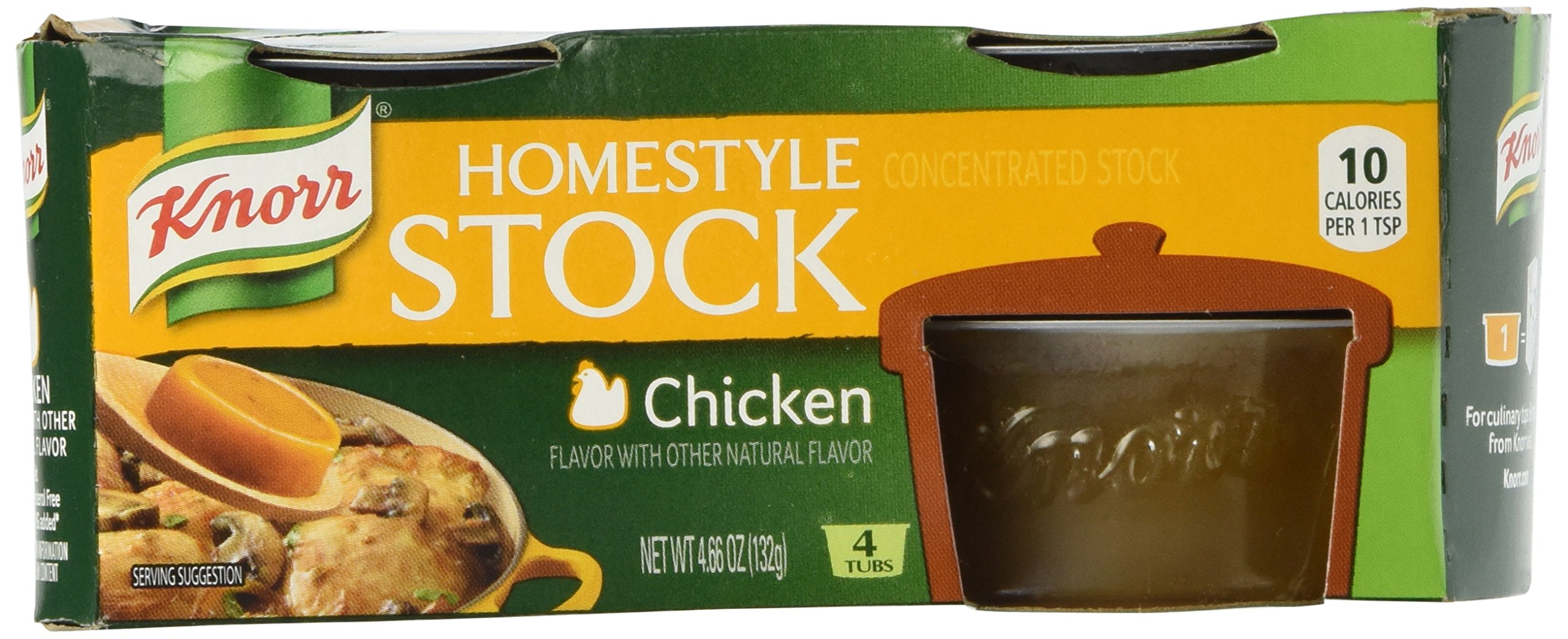 Knorr Homestyle Stock Concentrated Broth, Beef 4.66 oz, (4