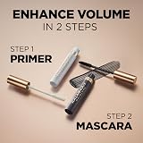 L'Oreal Paris Voluminous Waterproof Mascara Black 0.28 Fl Oz Full Lash Volume view 5