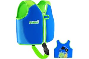 OSHYLE Children's Girls Boys Swimming Vest for Toddlers with Adjustable Safety Straps Age 1-9