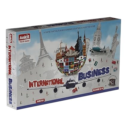NHR Ankits Classic International Business Board Game with Currency