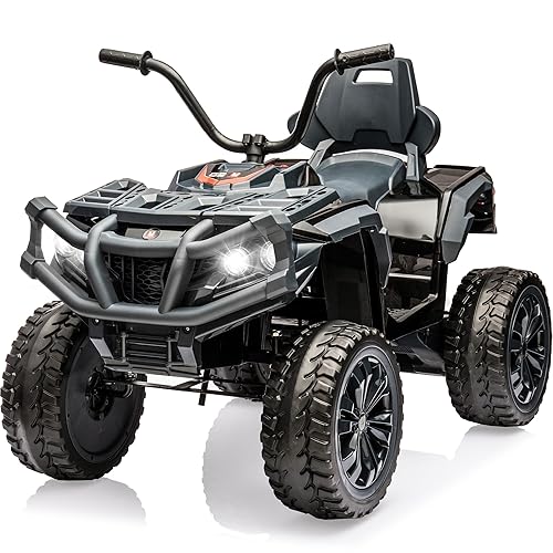 u URideon 24V Kids Ride On Electric ATV, Wheeler Quad Car Toy