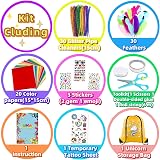 Chennyfun Arts and Crafts Kit 3000+ Pieces Kids 4-12 Unicorn Storage Bag view 4