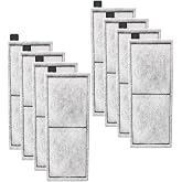Switior 8 Pack Filter Cartridge for Top Fin RF-L Filter, Aqurium Filter Cartridge Refill for Top Fin Desktop Aquariums with Large Retreat Filter