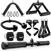 ROUFIT Cable Machine Attachment for Gym- Durable, Heavy-Duty Accessories for Home Gym and Professional Fitness Training,Perfect for LAT Pull Down, Tricep Press, and Cable Crossover Exercises