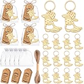 VZCBZC 30Set Cowboy Boot Bottle Opener Keychains Baby Shower Return Favors for Guests, Western Bottle Opener Souvenirs for Wedding Birthday Quinceanera Party Favors (Gold)