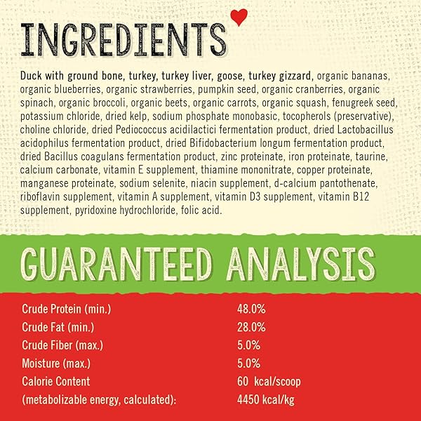 STELLA & CHEWY’S FREEZE-DRIED RAW CAGE-FREE DUCK MEAL MIXER SUPERBLENDS GRAIN-FREE DOG FOOD TOPPER, 16 OZ. BAG, FREEZE-DRIED RAW MEAL MIXER SUPERBLENDS