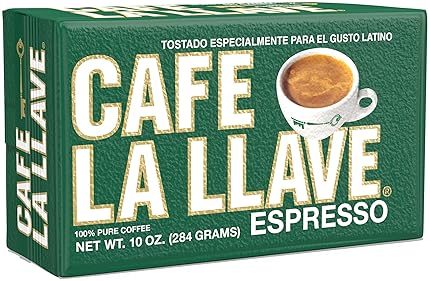 Kitchen & Dining - Cafe La Llave Dark Roast Ground Espresso Coffee, 10 oz Bricks – Bold Cuban-Style Blend, Moka Pot, Espresso, Drip – Strong Rich Flavor