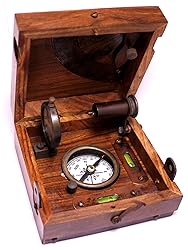 NauticalMart Bronze Alidade Sundial Compass