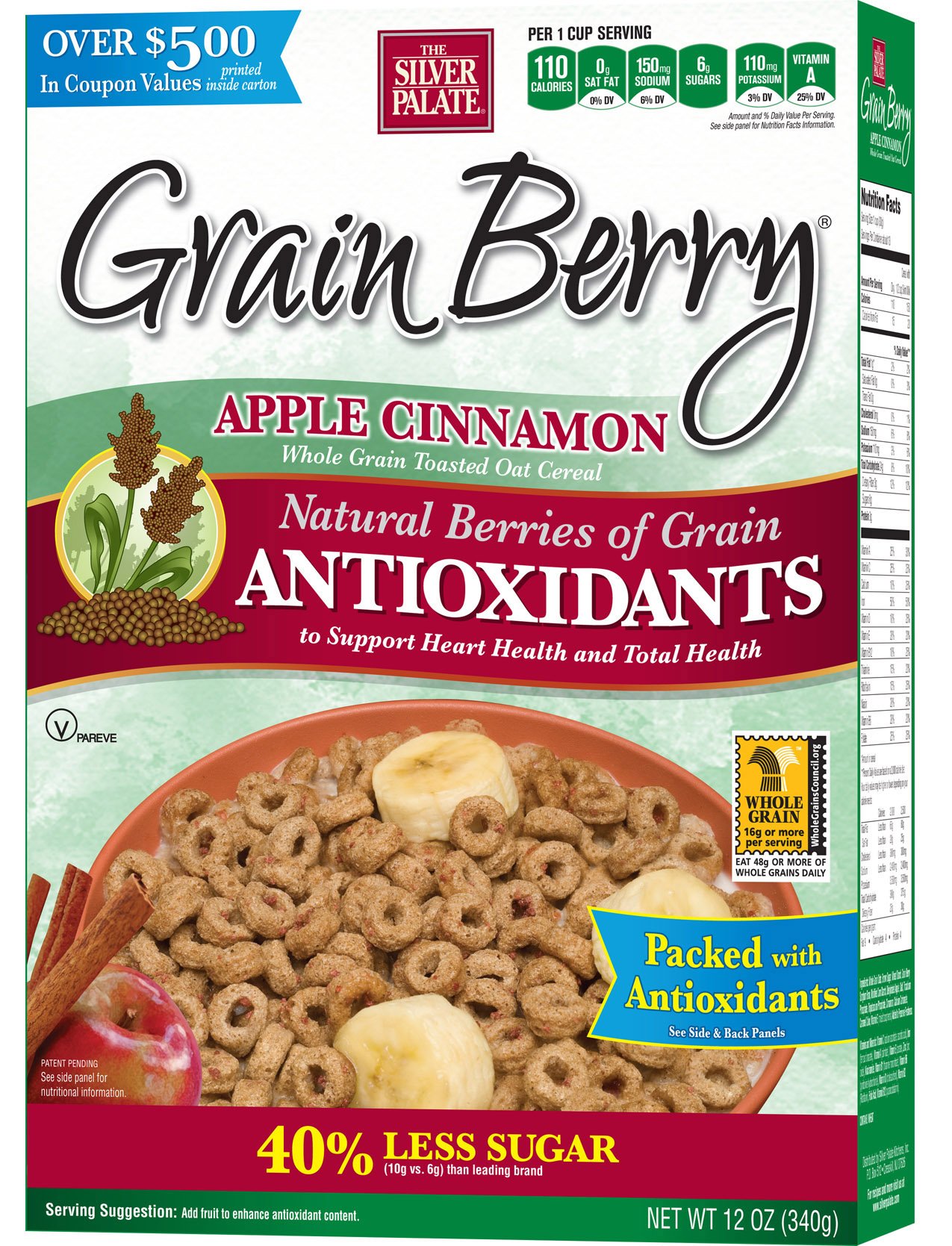 Grain Berry Bran Flakes Cereal, 12 Ounce