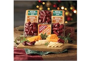 The Wisconsin Cheeseman The Big Nibbler Gift Basket with Summer Sausage Meats and Cheeses – Savory Holiday Snack or Thank You Gift for Adults, Women, Men, and Charcuterie Boards