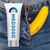 Med3000 Erectile Dysfunction Cream - ED Gel for Men to Get Hard Fast Acting, 1.75 Fl Oz (MED3000)