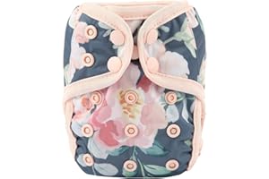 Sigzagor Newborn Baby Diaper Nappy Cover 8lbs-10lbs (Floral)