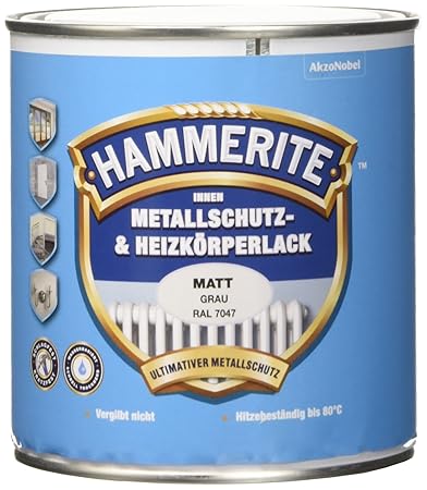 AKZO NOBEL (DIY HAMMERITE) 5117861 Hammerite Innen Metallschutz- & Heizkörperlack seidenmatt 0,500 L