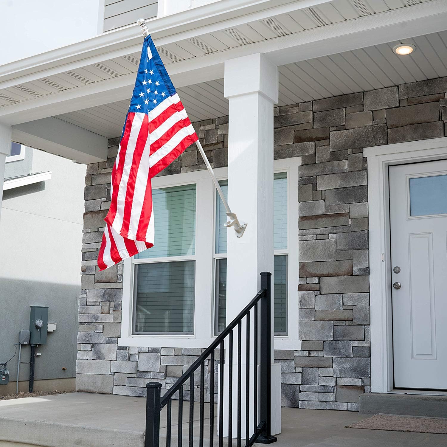 pix Metal Flag Holder For House sourcer metal flag holder heavy duty