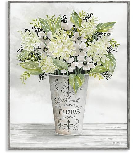 Stupell Industries Quadro Su Tela 'Welcome Fall Seasonal Blooms' Di Cindy Jacobs, Decorazione Murale Autunnale Con Fiori E Zucche, Pronto Da Appendere