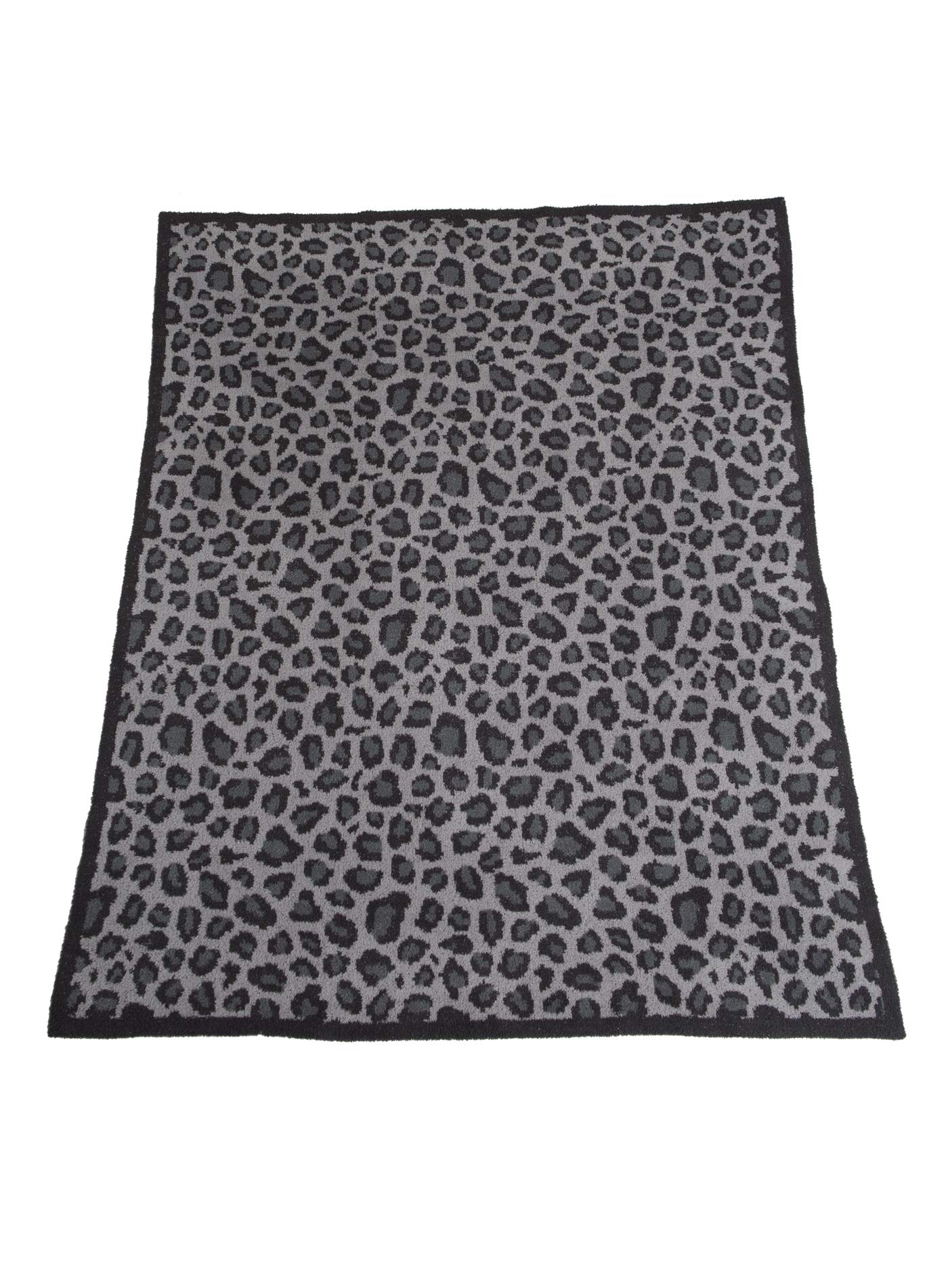 Barefoot Dreams CozyChic Safari Blanket Dove Gray Multi