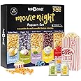 Popcorn Movie Night Supplies Popcorn Kernels Popcorn Seasoning 16 Pack, 5 Gourmet Popcorn Kernels, 5 Popcorn Seasoning Variet