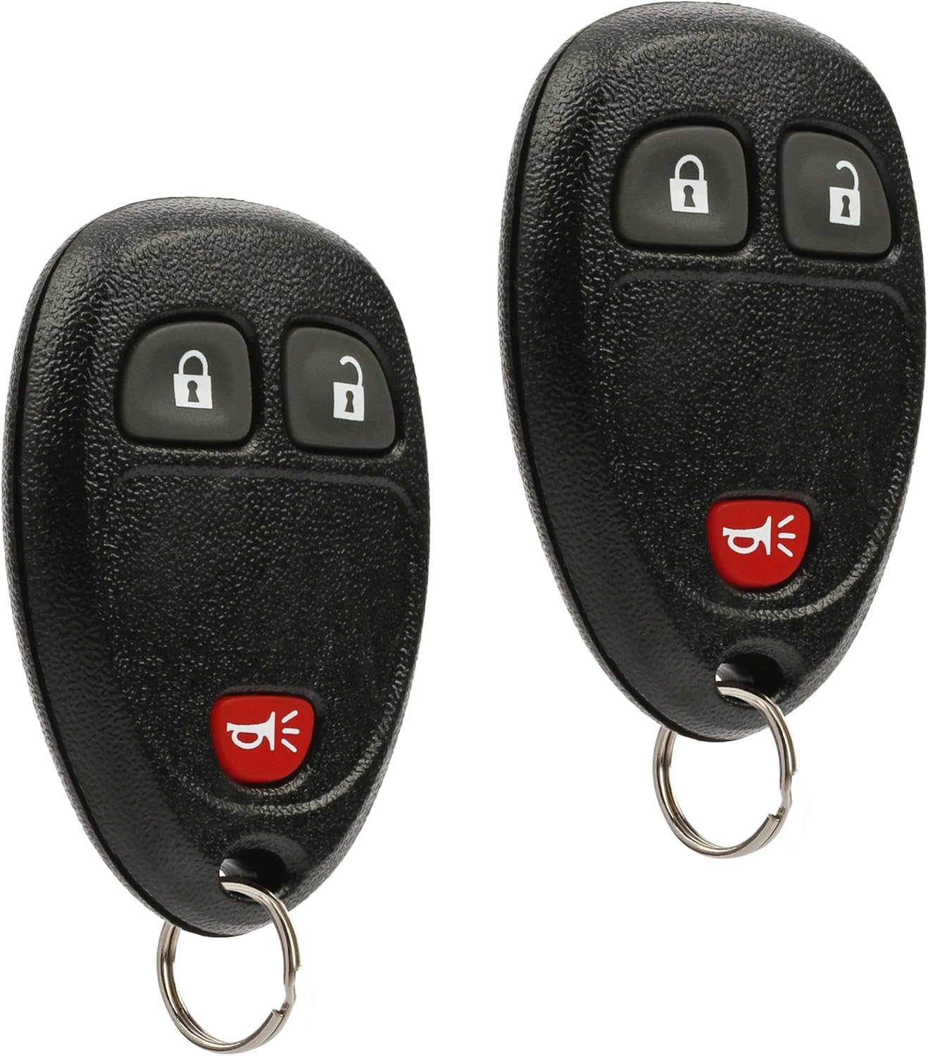 Key Fob Keyless Entry Remote fits Chevy Silverado Traverse Avalanche Equinox Express / GMC Acadia Savana Sierra / Pontiac Torrent / Saturn Vue Outlook (15913420), Set of 2