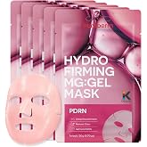 Purederm PDRN Collagen Face Mask, Gel Mask, Hydrating &amp; Firming (5 Pack)