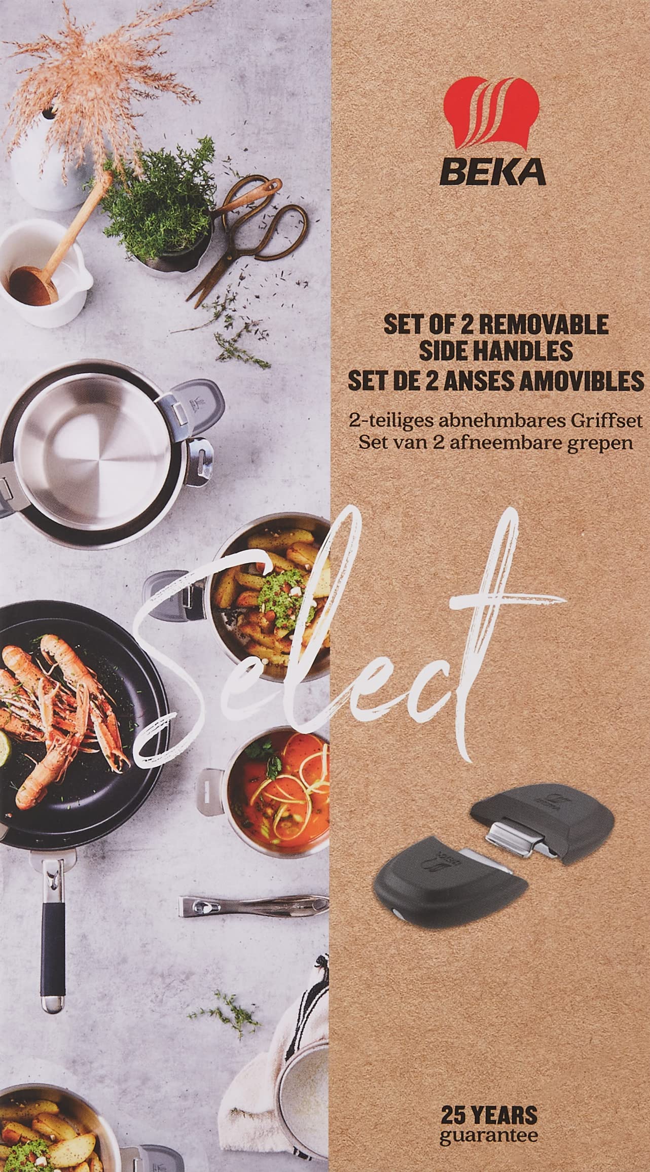 Beka Cookware Select Removable Side Handles Set