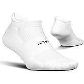 Feetures High Performance Max Cushion Ankle Sock - Tab Socks for Women & Men with Heel Tab