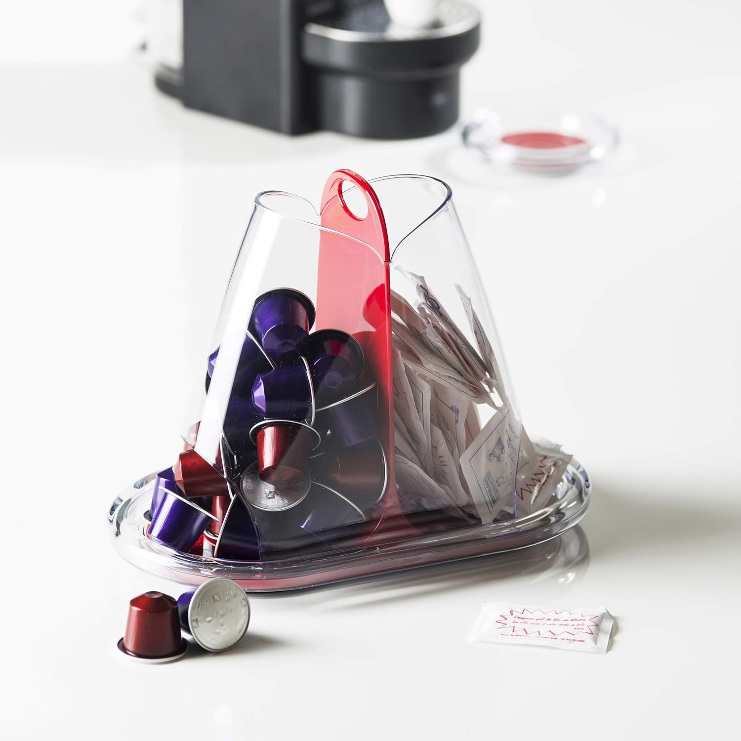 Cassetto in Plexiglass Porta Capsule e Cialde di Caffè
