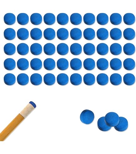 Elk Master 14mm Pool Billiard Cue Tips - Set of 12, Cue Tips
