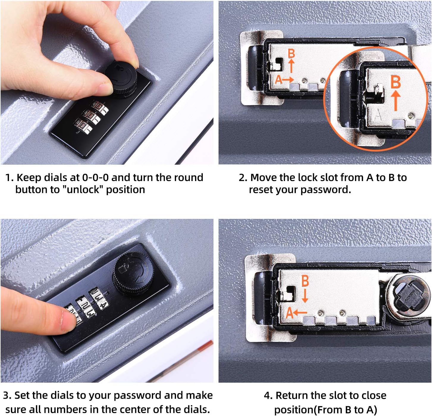 Book Safe with Combination Lock, Ohuhu Dictionary Diversion Book Safe, Portable Safe Box, Great for storing Money, Jewelry and Passport - - 