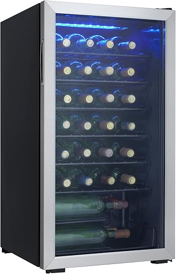 refrigerador para vinos danby sin apoyo acero inoxidable