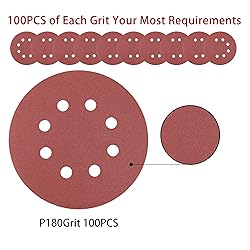 Akjwp 5-Inch 8-Hole Sanding Disc Hook and Loop
