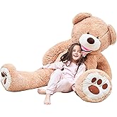 IKASA Giant Teddy Bear Plush Toy Stuffed Animals (Brown, 63 inches)