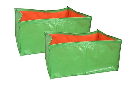 COIR GARDEN-Terrace Gardening HDPE Grow Bags for Vegetable Plants (24