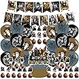 The Lord of the Rings birthday party supplies,Lord of the Rings including cake topper, cupcake toppers, Banner, Latex Balloons,It is very suitable for Boys girl birthday party supplies.
