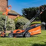 Yard Force 40V Cordless Lawn Mower and 30V Grass Trimmer Set 2.5Ah Battery view 2