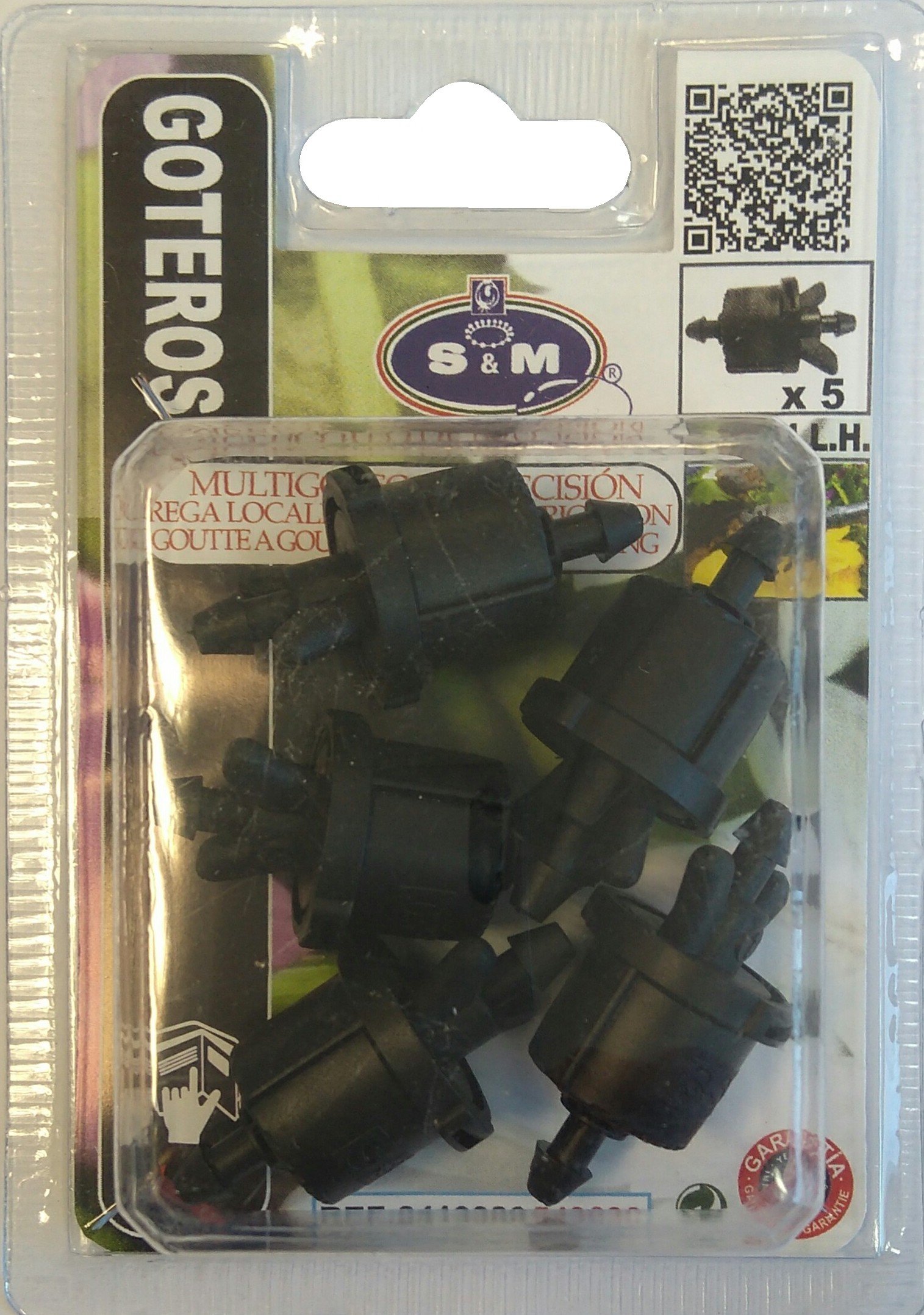 S&M Feeder Interlinea microtubo, Black, 3 X 8.50 X 12 Cm, 543630